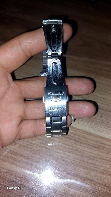 saat iphone: Seiko 5 avtomatik qol saatı - Model: Seiko 5, Ref. SNXS79J1 (Cal — 8