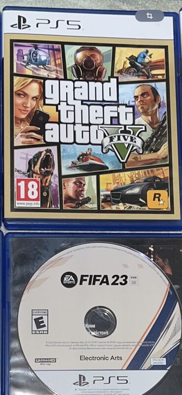 PS5 (Sony PlayStation 5): Продаю диски 
Гта 5-1400
ФИФА 23-1300