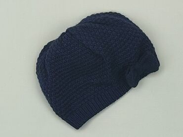 niebieska czapka: Hat, H&M, 8 years, 55-58 cm, condition - Perfect