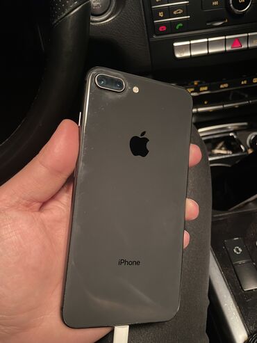 Apple iPhone: IPhone 8 Plus, 64 GB, Space Gray, Barmaq izi, Simsiz şarj