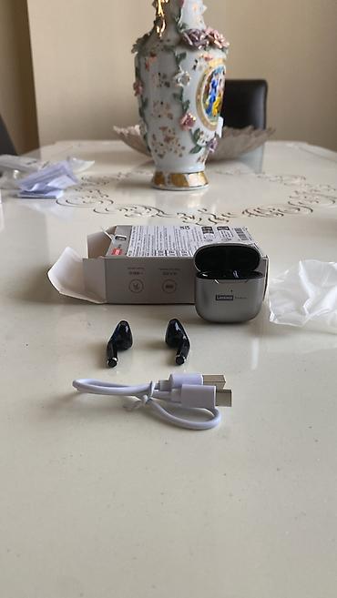 Yeni Simsiz (Bluetooth) Qulaqcıqlar, Lenovo, rəng - Qara