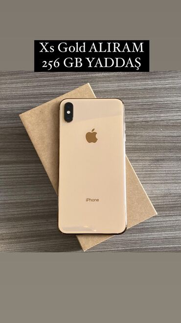 telefon iphone 14: IPhone Xs, 256 GB, Qızılı, Face ID