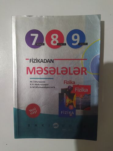 fizika 7 ci sinif testler: Fizikadan məsələlər kitabı 7.8.9-cu siniflər M.i.Murquzov