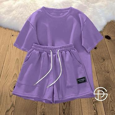 pull and bear beo: Komplet dvodelni majica kratkih rukava i šorc.Širi model. - — 4