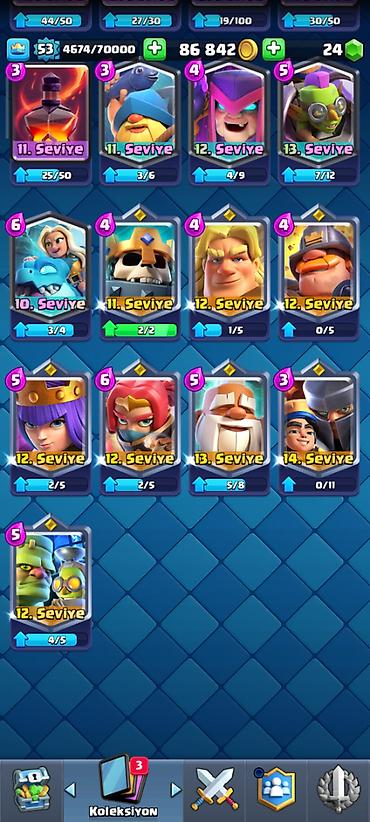 clash royale hesabı: Clash royale hesabıdı çox eziyyet var hesabda hesaba royale pass — 9
