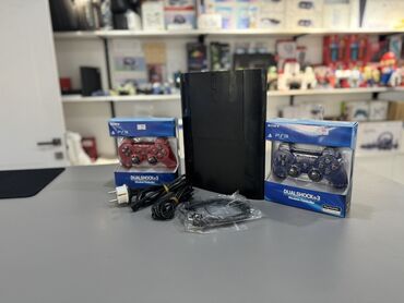 бу игровой ноутбук: Игровая консоль Sony PlayStation 3 Super Slim (черная) с комплектом