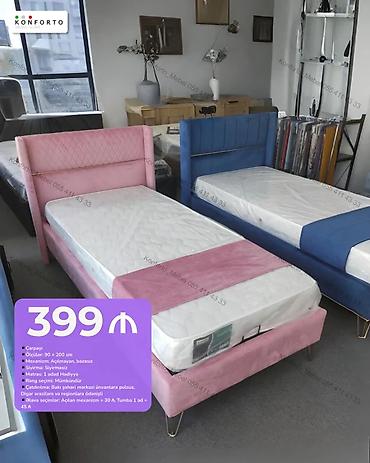 Çarpayı – Konforto Mebel - Ölçü: 90 × 200 sm - Mexanizm: açılmayan