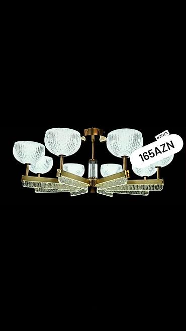 yolka isiqlari qiyməti: Çılçıraq, 8 lampa, Metal — 4