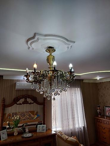 lustr ventilator: Çılçıraq, 8 lampa, Metal — 4