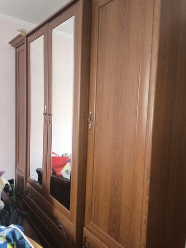 шкаф офисные: Шкаф для одежды, Б/у, Прямой, ЛДСП