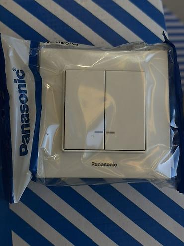 Выключатель двойной с подсветкой Panasonic Arkedia Slim, модель