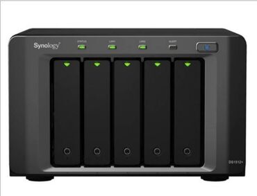 Серверы: RAID Сетевое хранилище NAS Synology 1512+. Сетевое хранилище на 5