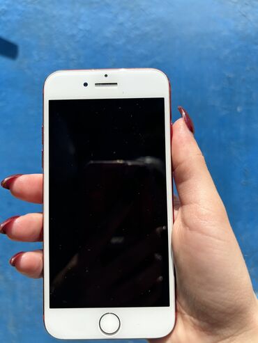 iphone 7 silver: IPhone 7, 128 ГБ, Красный, Отпечаток пальца