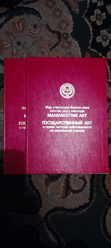 продается орошаемая земля в жайылско районе алтыр будёновка 5 40 гектар цена договорная с довой проблем нету оформление сразу: 185 соток, Айыл чарба үчүн, Кызыл китеп