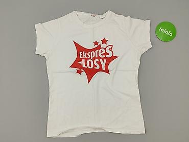 bluzki basic z dekoltem v: T-shirt damski, rozmiar L — 2