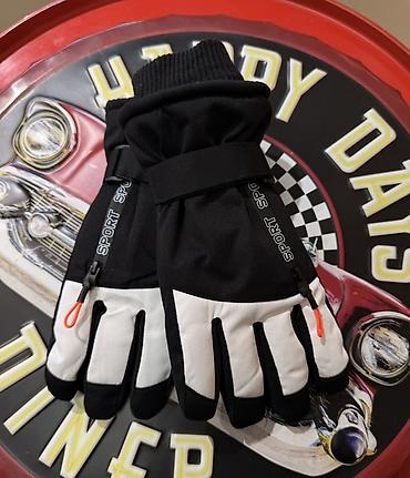 Перчатки: Тёплые лыжные/сноубордические перчатки GO SKI -Внешний материал — 10