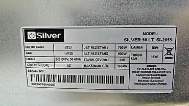 Duxovkalar: Duxovka Elektrik, rəng - Boz, Ayrıca dayanan, Yeni — 22