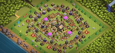 fire fire üçün adlar: Clash of Clans hesabı – inkişaf etmiş baza - Baza planı çoxqatlı — 1
