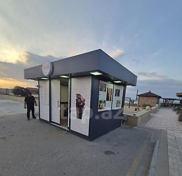 Budkalar, köşklər: Köşk – mobil ticarət/kafe kiosku Ölçülər: 4x3 m Ümumi hündürlük — 1