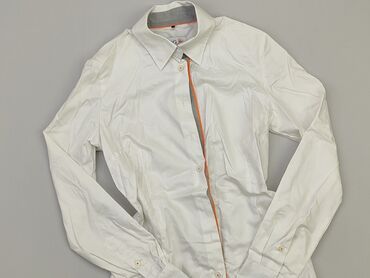 białe eleganckie bluzki z długim rękawem: Koszula Damska, S, stan - Dobry