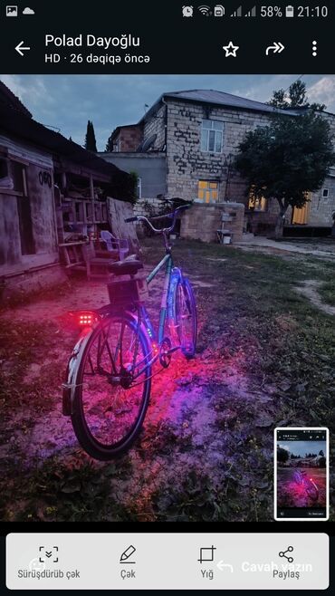 İdman velosipedləri: İşlənmiş BMX velosipedi Stels, 28", sürətlərin sayı: 1, Ödənişli çatdırılma