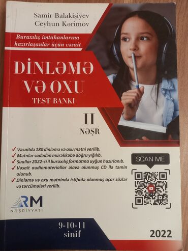 Тесты: S.Balakişiyev dinləmə
Yenidir, heç işlənməyib. 
Qiymət- 8 azn