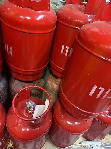 источник: Газовый баллон пропановый, стальной, окраска красная. Основные — 1