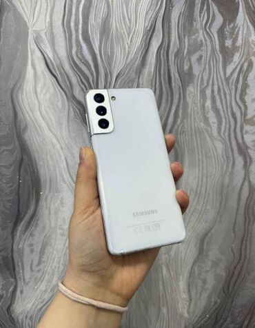 samsun a80: Samsung Galaxy S21 5G, rəng - Ağ