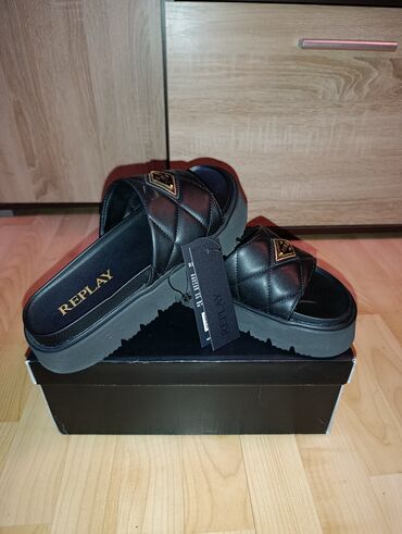 cross papuce: Fashion slippers, Replay, 38