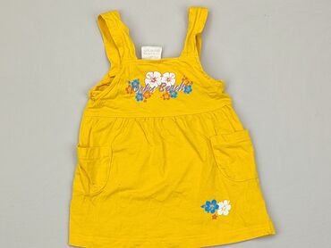 zółta sukienka: Sukienka, 0-3 m, stan - Dobry