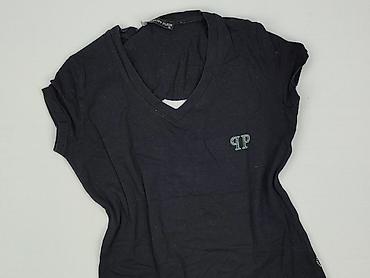 czarne botki: Philipp Plein, T-shirt damski, rozmiar S — 1