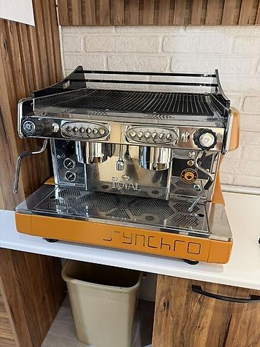 Peşəkar espresso maşını – Royal Synchro, 2 qrup - İki qruplu