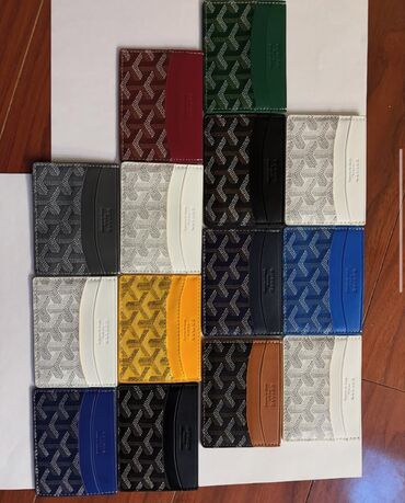 кошелёк кожа: В наличии картхолдер Goyard во всех расцветках изготовлено строго