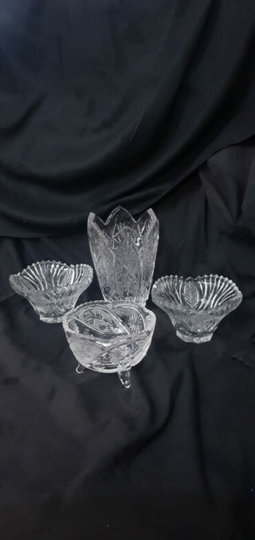 Другие товары для кухни: Хрусталь СССР вареньицы,салатницы,конфетницы,вазы-без сколов и — 9