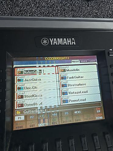Синтезаторы: Синтезатор-аранжировщик Yamaha (серия PSR-3000) с цветным дисплеем и — 8