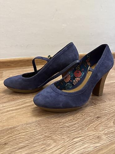 Туфли: Туфли, 39.5, Clarks, Новый, цвет - Синий, Самовывоз — 4