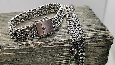 Серебряные цепочки: Цепочка, Проба 960, Мужские, Новый — 3