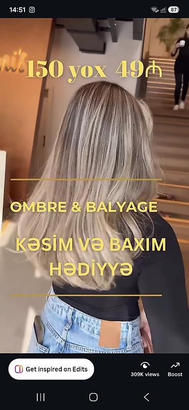 kafel usdasi: Qadın saç ustaları | Ombre — 2