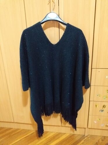 italijanske svecane haljine: One size, Wool, Dress, Single-colored, Stars