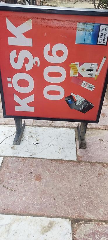Reklam lövhələri: Reklam lövhəsi – “Köşk 006” üçün ikiüzlü, yerüstü dayanacaq tipli — 2