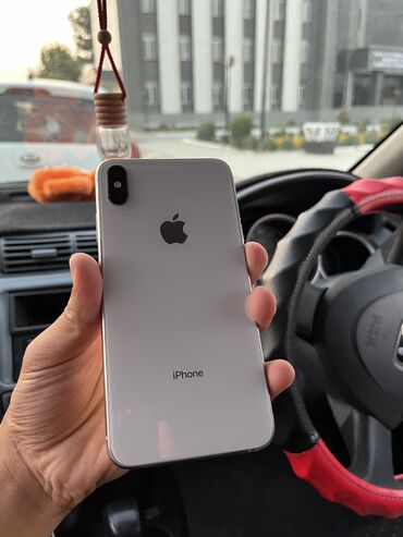 купить сяоми редми ноут 8 про бу: IPhone Xs Max, Колдонулган, 256 ГБ, White Titanium, Заряддоочу түзүлүш, Коргоочу айнек, 100 %