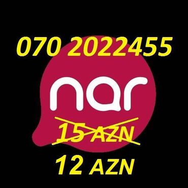 nar nomre dublikat qiymeti: Nömrə: ( 070 ) ( 2022455 )