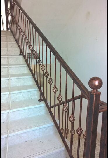 Изготовление перил: Изготовление перил Материал: Кованное железо, Наружные, Бесплатная доставка — 39