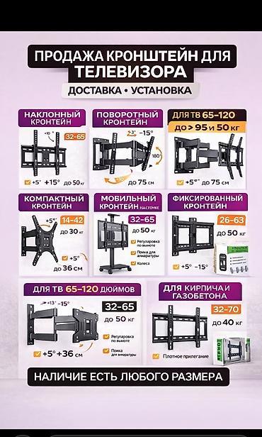 Кронштейны: Кронштейны для телевизоров 📺 ТЕЛЕВИЗОР • КРОНШТЕЙН • АНТЕННА — БААРЫ — 11