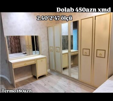 Dolablar: Yeni, 6 qapı Düz dolab, Şifonyer
