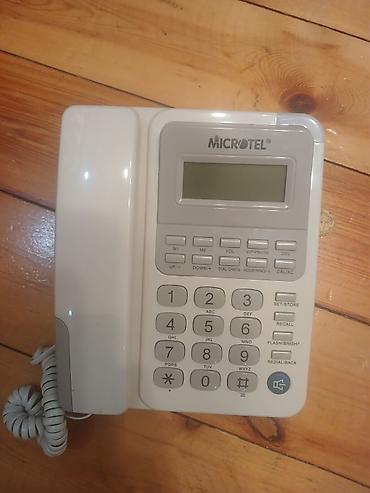 simli telefonlar: Stasionar/ev telefonu dəsti – müxtəlif modellər Paketdə bir neçə — 2