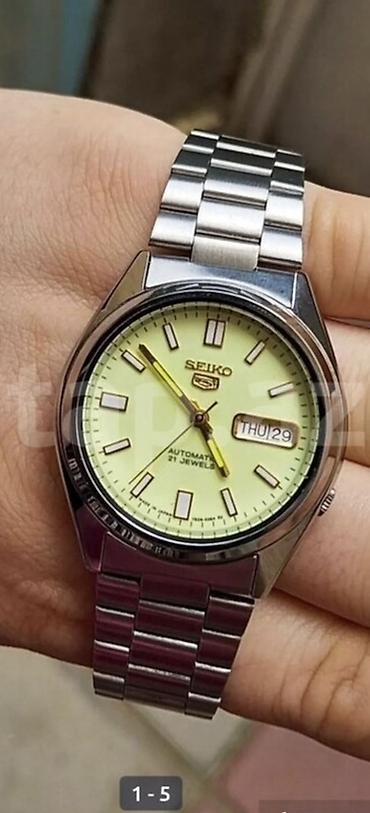 telefon saat: -Orginal Seiko 5 -Svic Mexanika -Şüşədə Hologram -Arxa Hissə Billək — 4