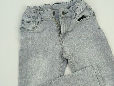 jeansy boyfriend z wysokim stanem: Jeans, Lupilu, 4-5 years, 110, condition - Good