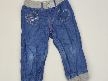 dżinsowe legginsy: Spodnie jeansowe, 5.10.15, 12-18 m, stan - Dobry