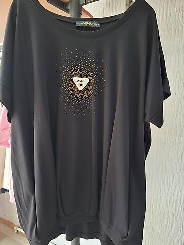 mou mou papuce: Crna ženska majica/bluza brenda Minni (etiketa prikazuje “Minni”). - — 1
